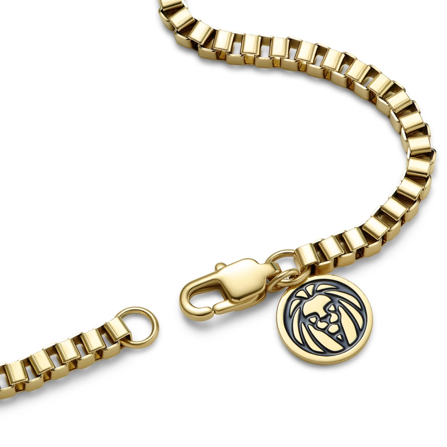 Essentials | 3 Mm Gold-Tone Square Box Chain Necklace - Image 4