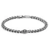 Atlas | Silver-tone Stainless Steel North Star Bracelet