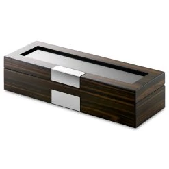 6 Watch Ebony Veneer Box