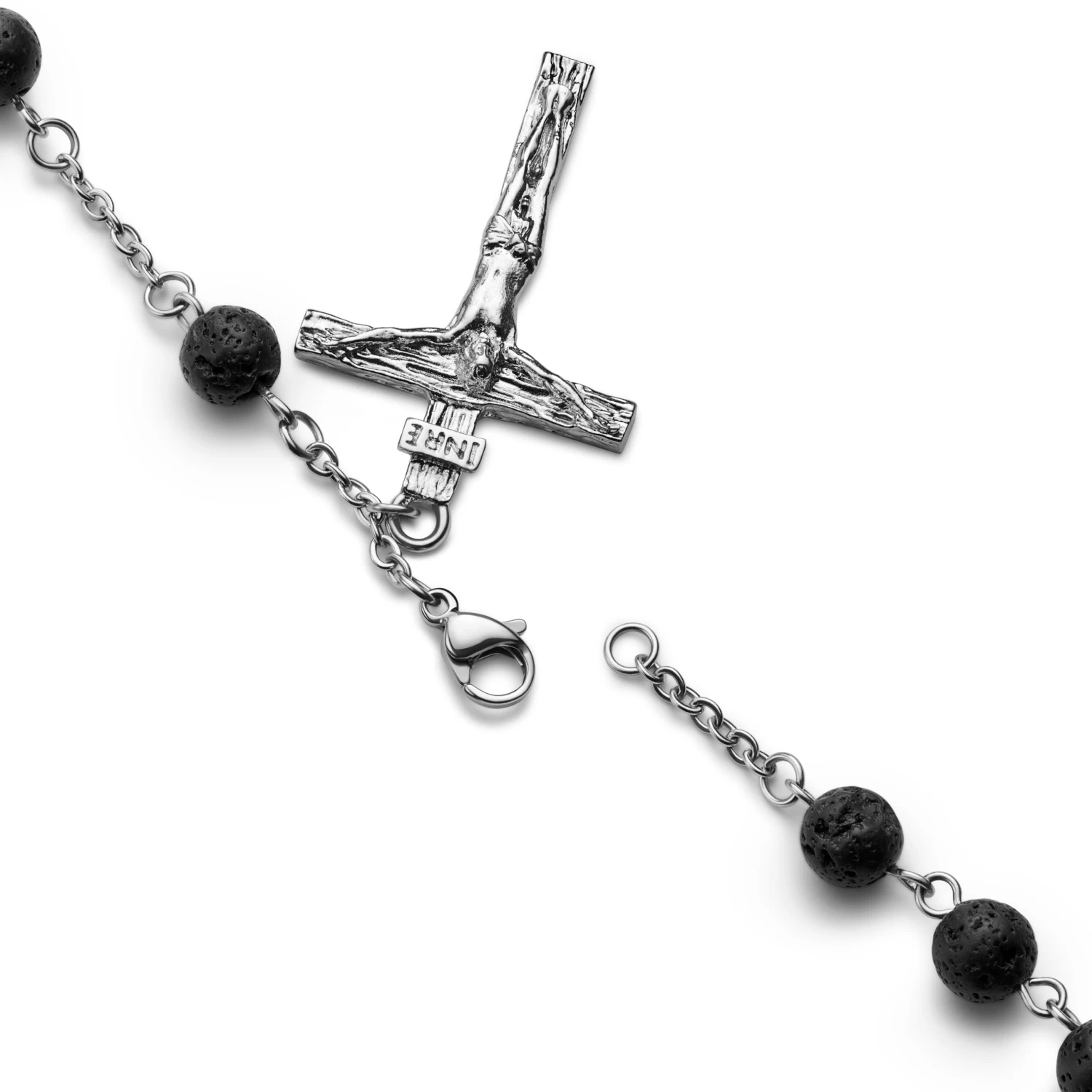 Varietas | Surgical Steel & Lava Stone Bracelet - Image 2