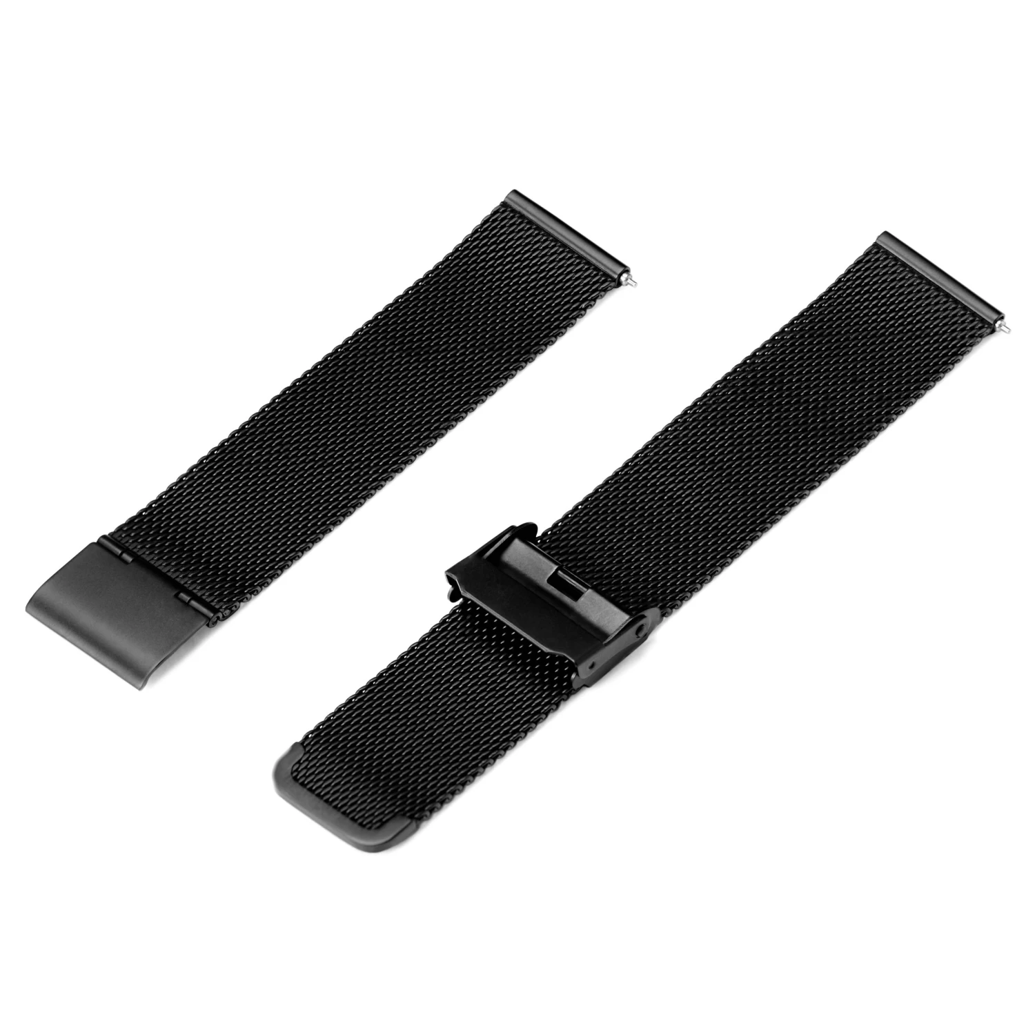 Matte Black Mesh Watch Straps - Image 2