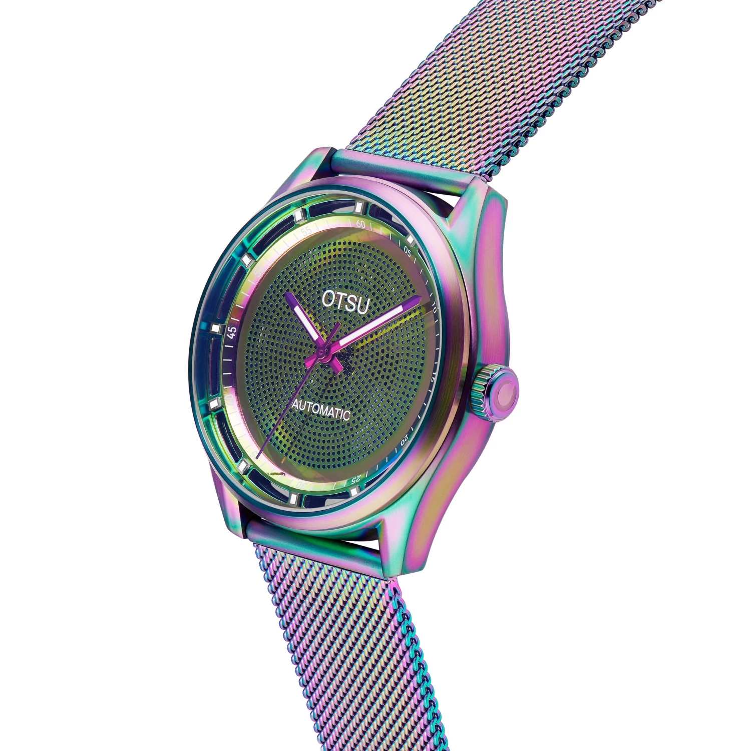 Calin | Rainbow Transparent Automatic Skeleton Watch - Image 3