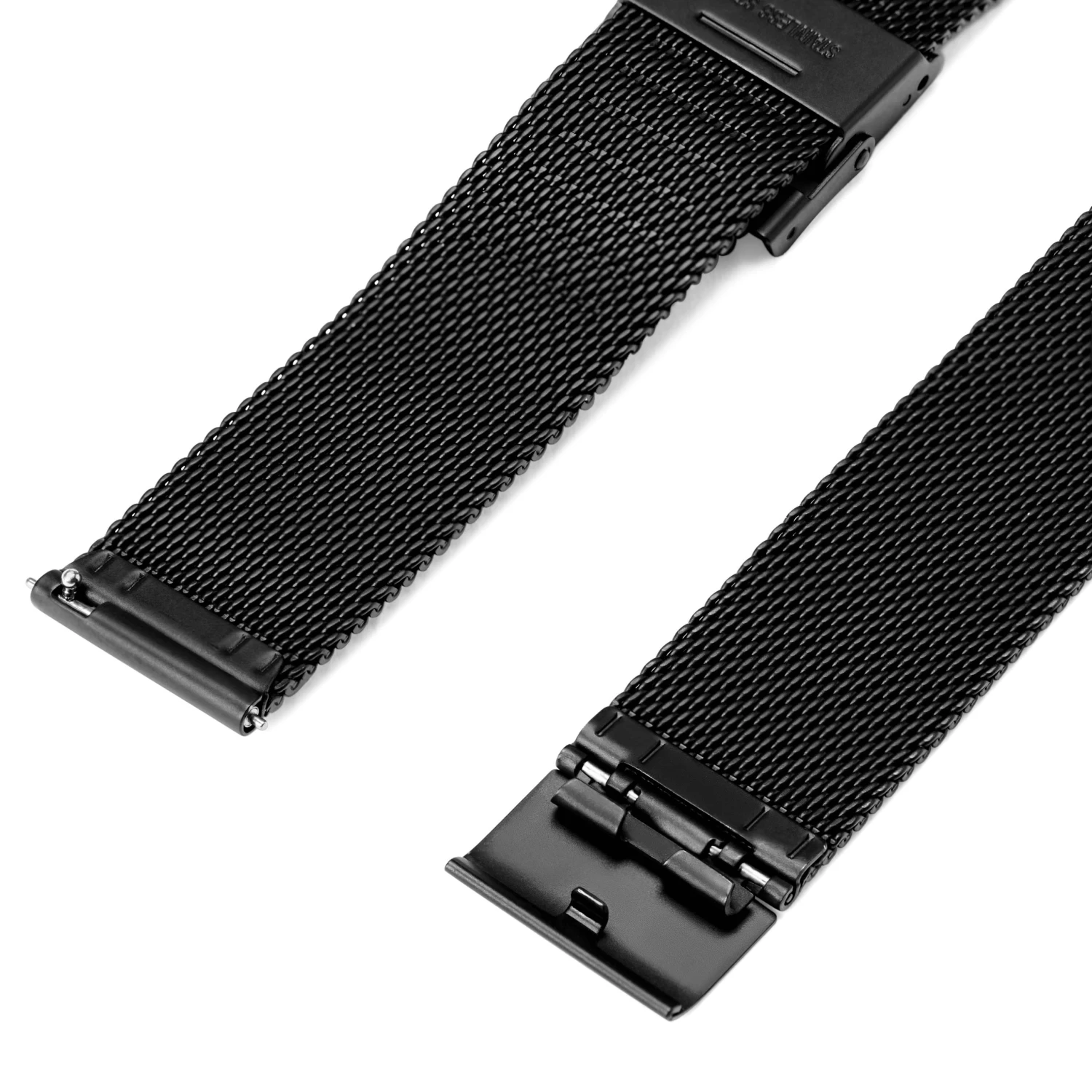 Matte Black Mesh Watch Straps - Image 3