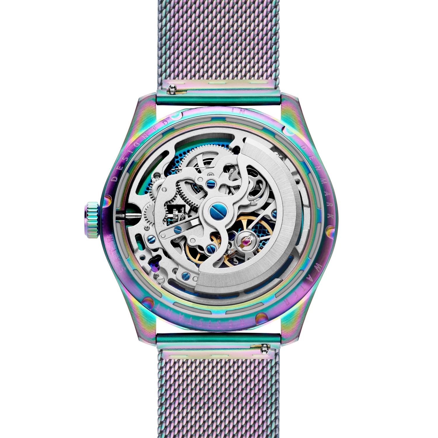 Calin | Rainbow Transparent Automatic Skeleton Watch - Image 4