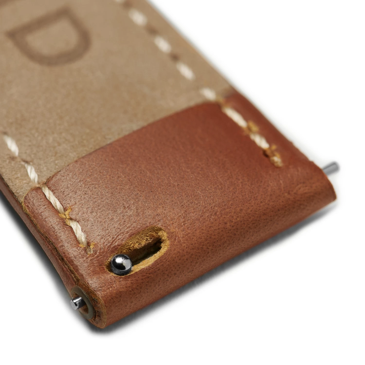 18mm Tan Leather Watch Strap With Gold-Tone Buckle – Quick Release - Image 4