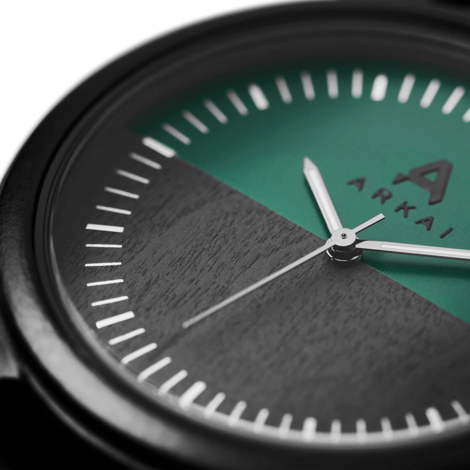Arbor | Green Two-Tone Dial Maple Watch - Image 4