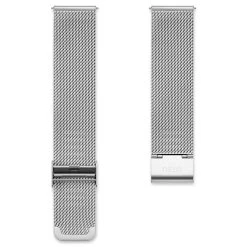 XL Matte Silver-tone 7/10" (18 Mm) Quick-release Mesh Strap