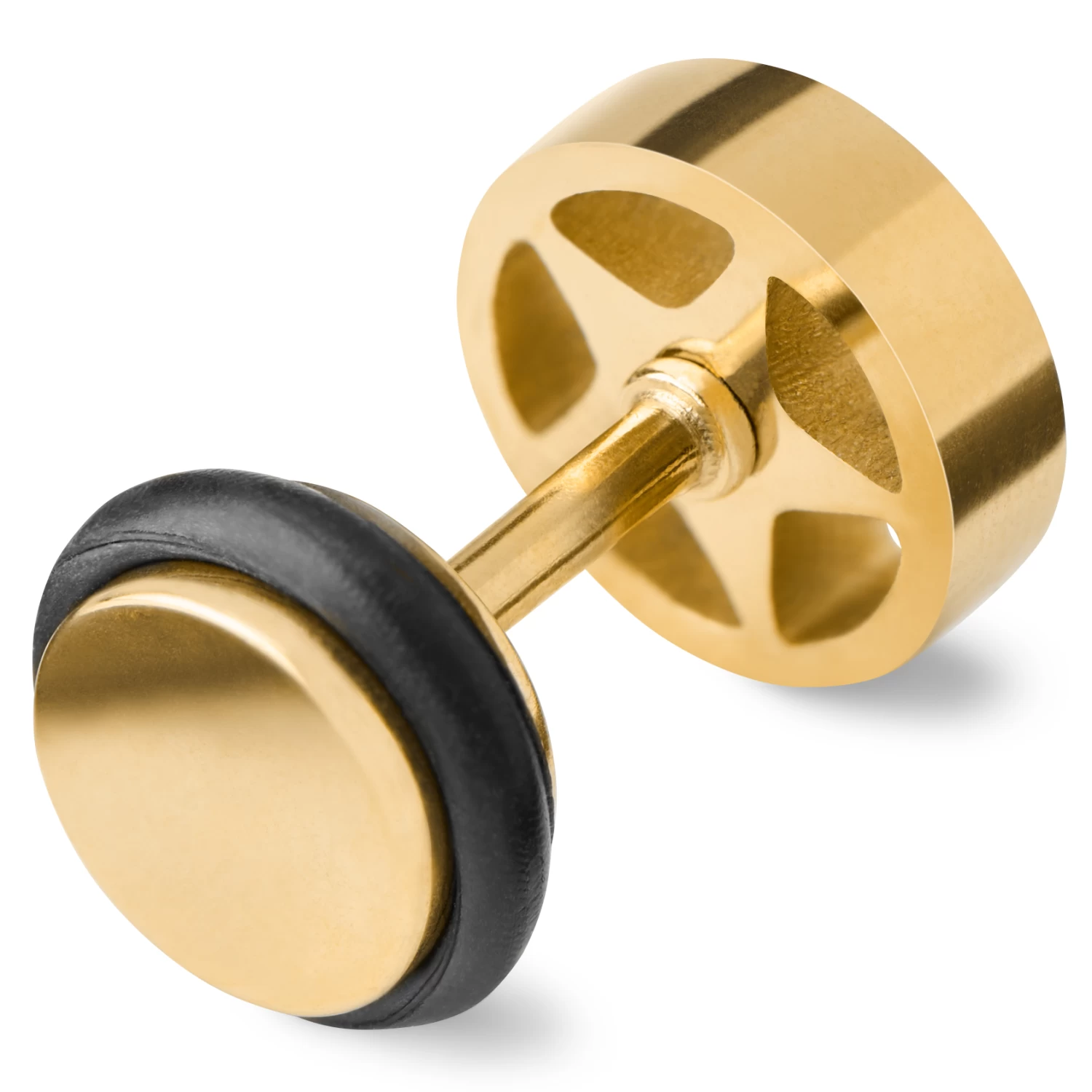 8 Mm Gold-Tone Star Stud Earring - Image 2