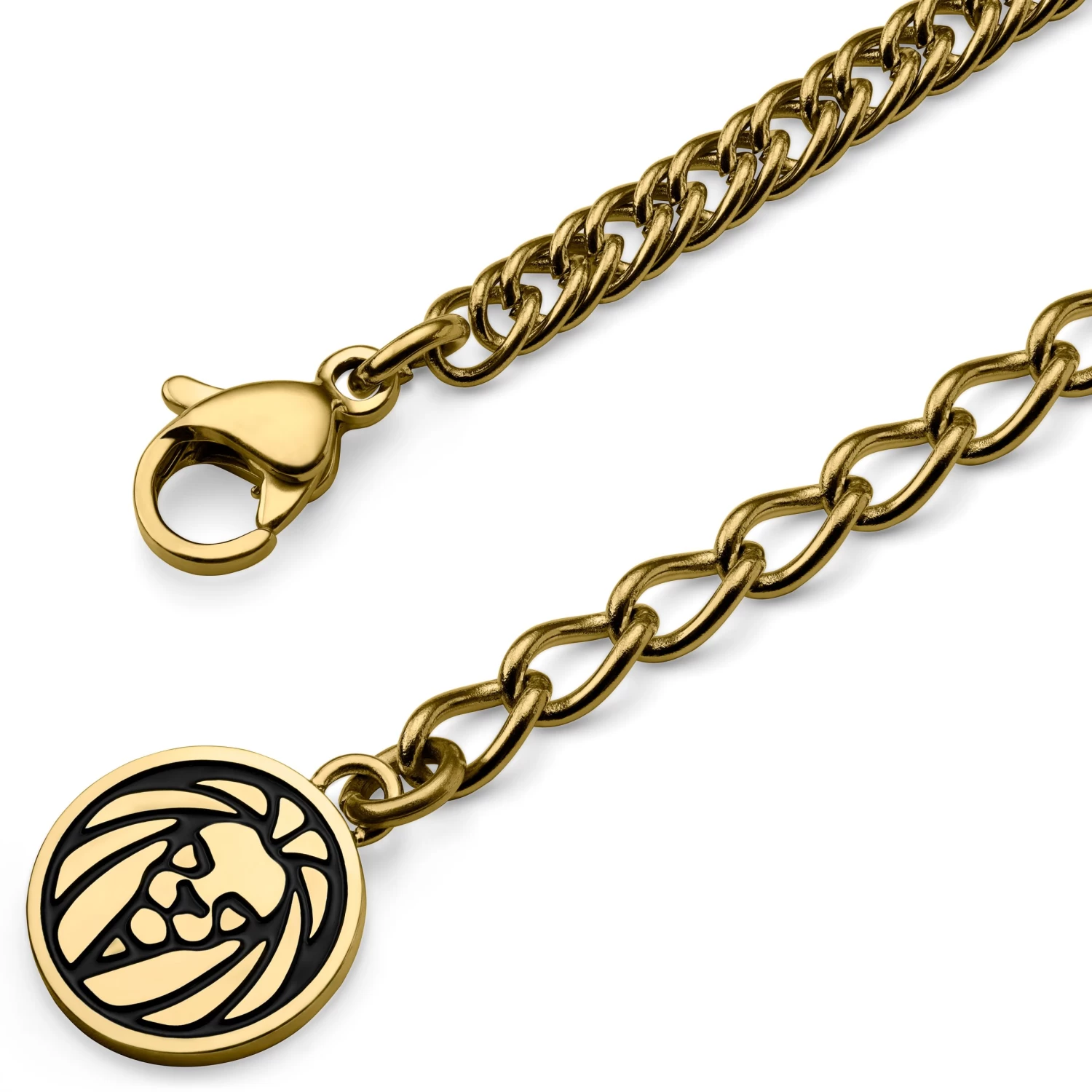 Sanctus | Gold-Tone Miraculous Medal Wheat Chain Necklace - Image 7