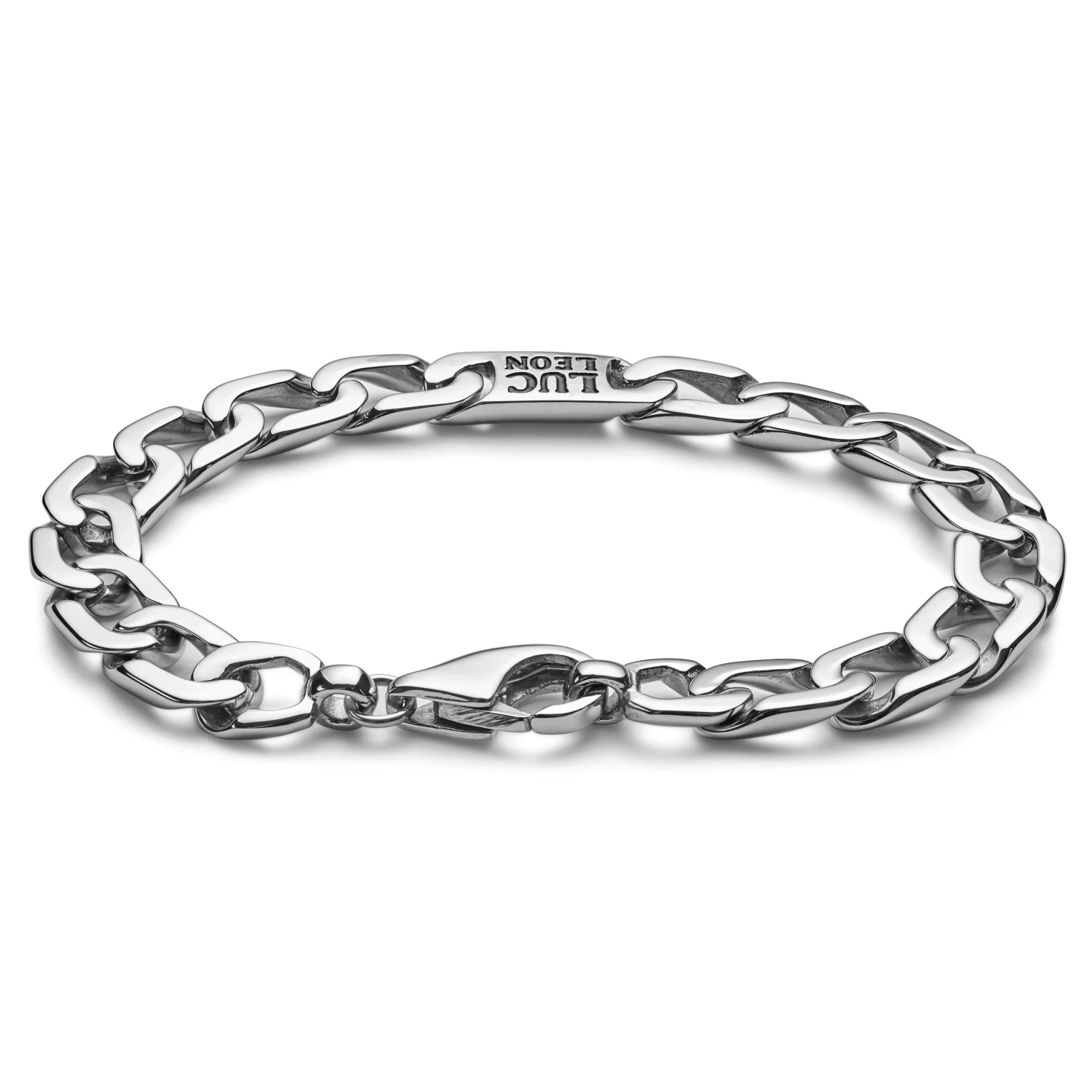 Gravel | Silver-Tone Curb Chain Bracelet - Image 2