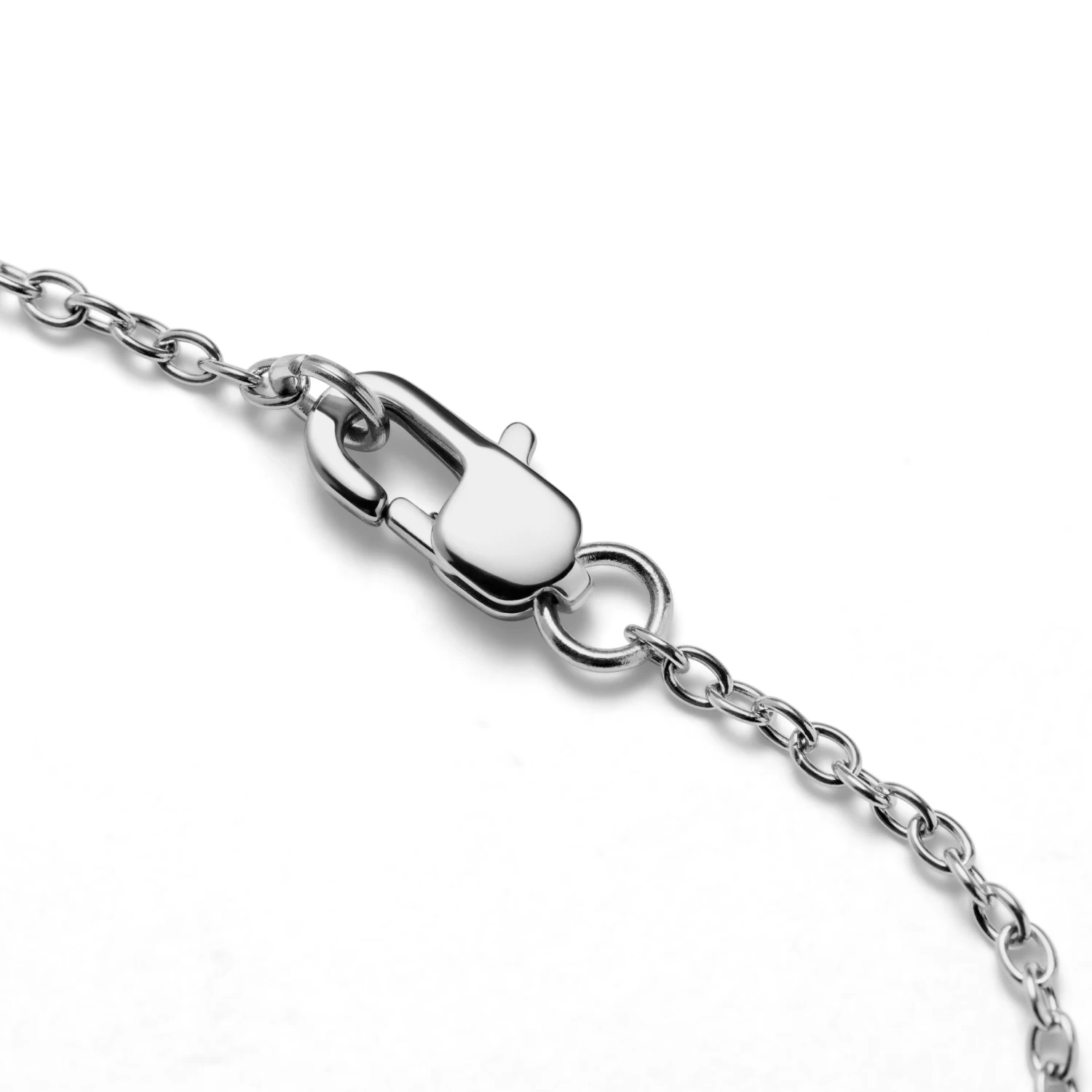 Jaygee | Silver-tone Stainless Steel FML Necklace - Image 5