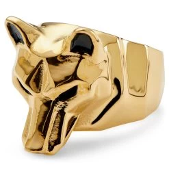 Mack | Gold-Tone Wolf Ring