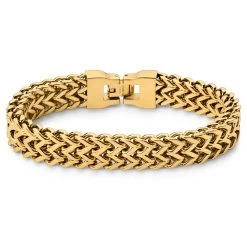 Gold-Tone Foxtail Chain Bracelet