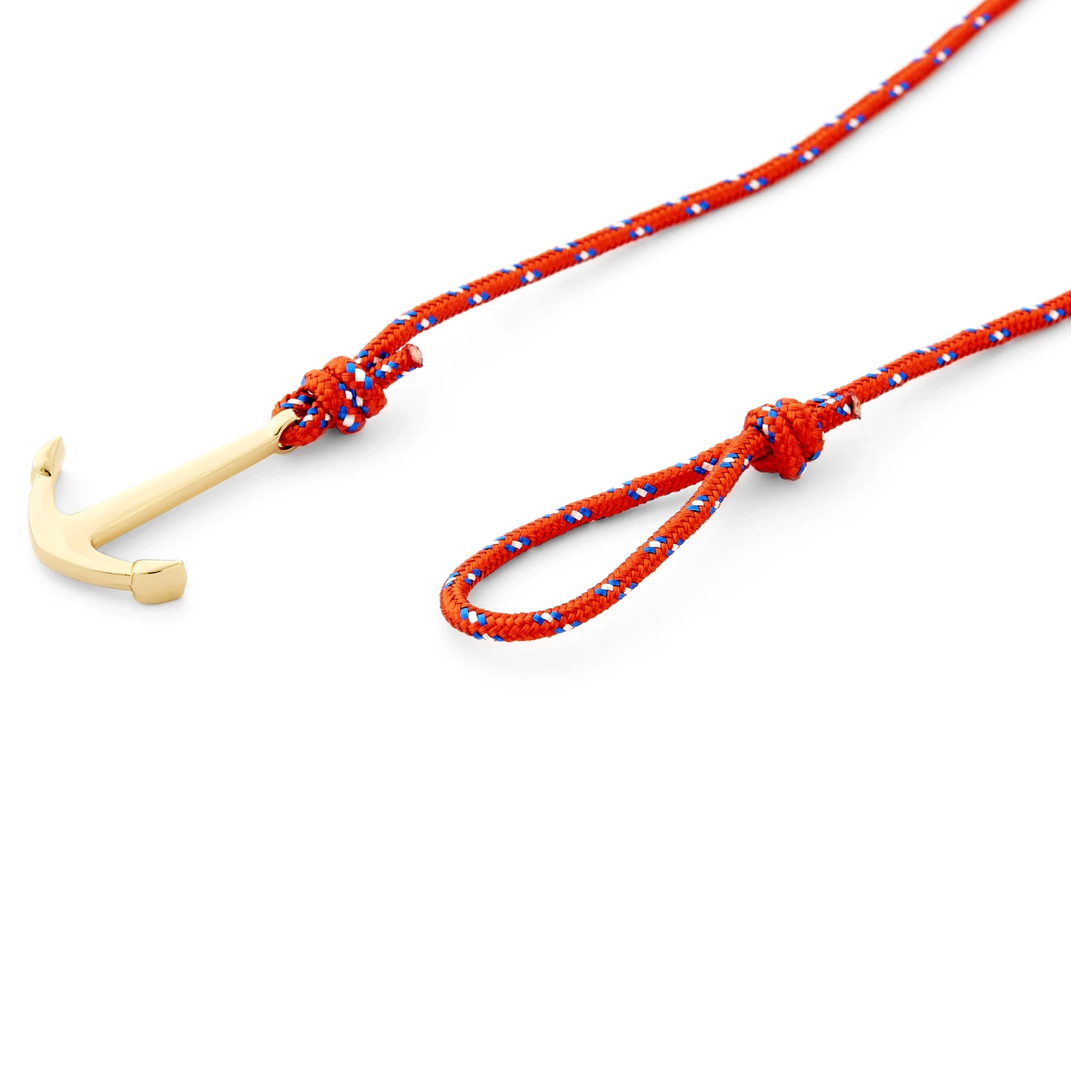 Red & Gold-Tone Anchor Bracelet - Image 2