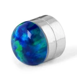 5mm Blue Earth Magnetic Earring