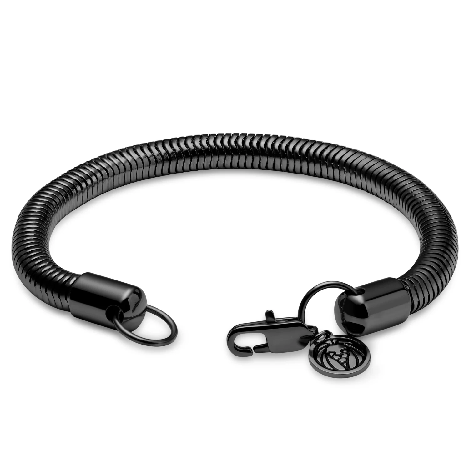 Essentials | 6 Mm Gunmetal Black Snake Chain Bracelet - Image 3