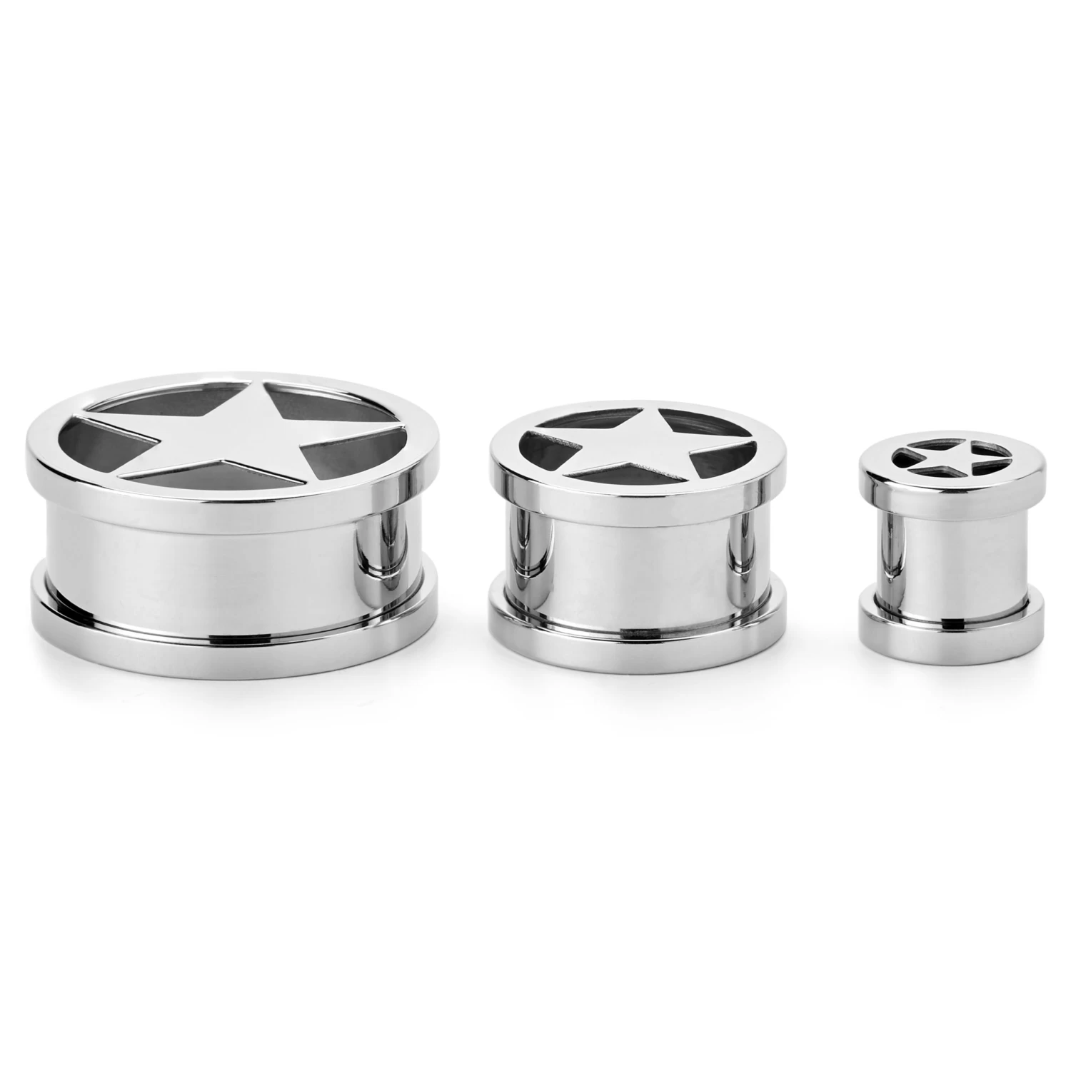 Star Steel Ear Tunnel - Image 2