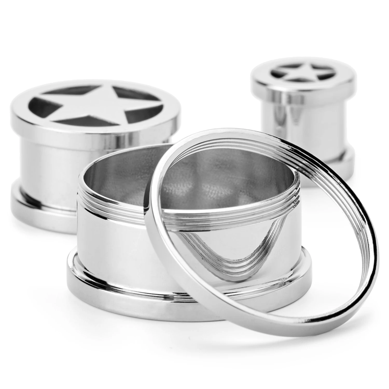 Star Steel Ear Tunnel - Image 3