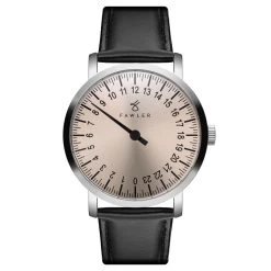 Pacem | Silver-tone Single-Hand 24-Hour Watch