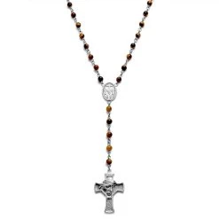 Varietas | Surgical Steel & Yellow Tiger's Eye Rosary