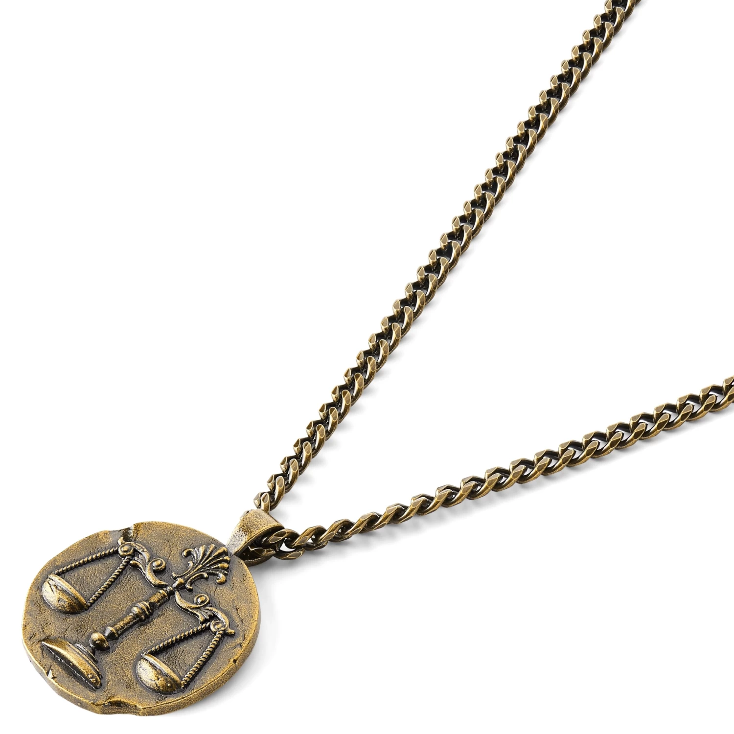 Astro | Gold-Tone Libra Zodiac Sign Necklace - Image 2
