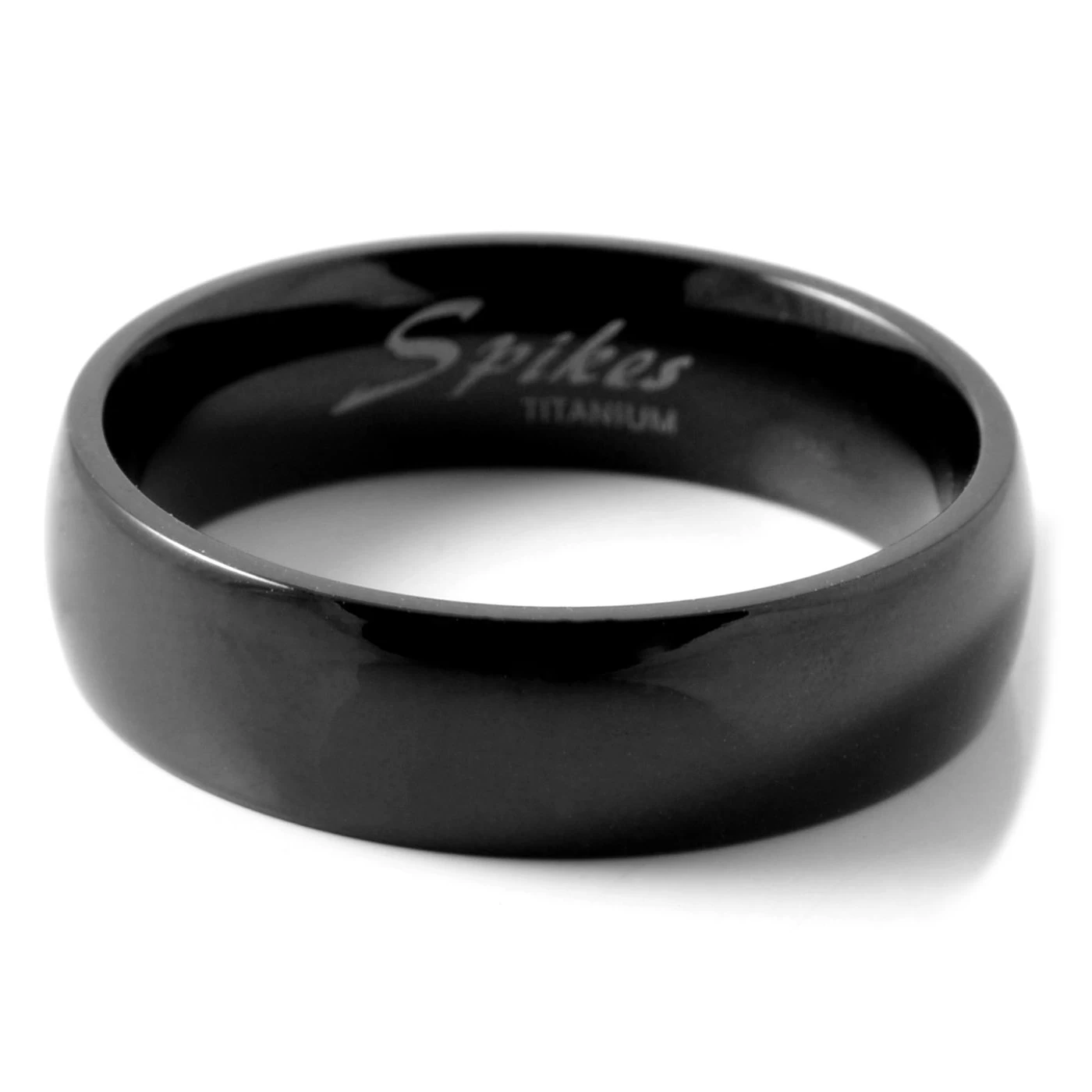 6 Mm Black Titanium Classic Ring - Image 2