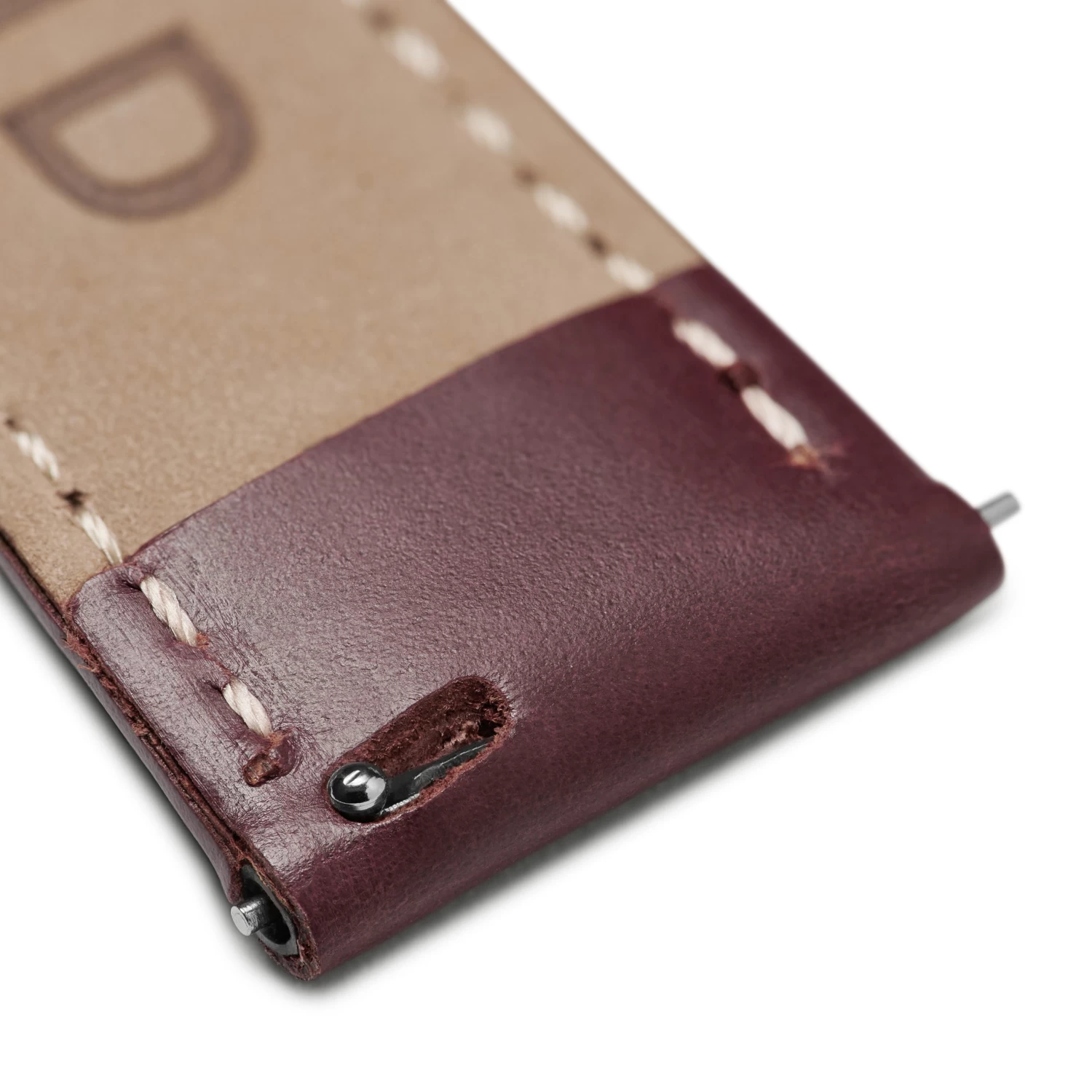 24mm Dark-Brown Leather Watch Strap With Gold-Tone Buckle – Quick Release - Image 4