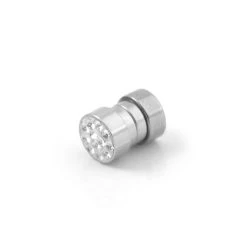 6 Mm Round Zirconia Magnetic Stud Earring