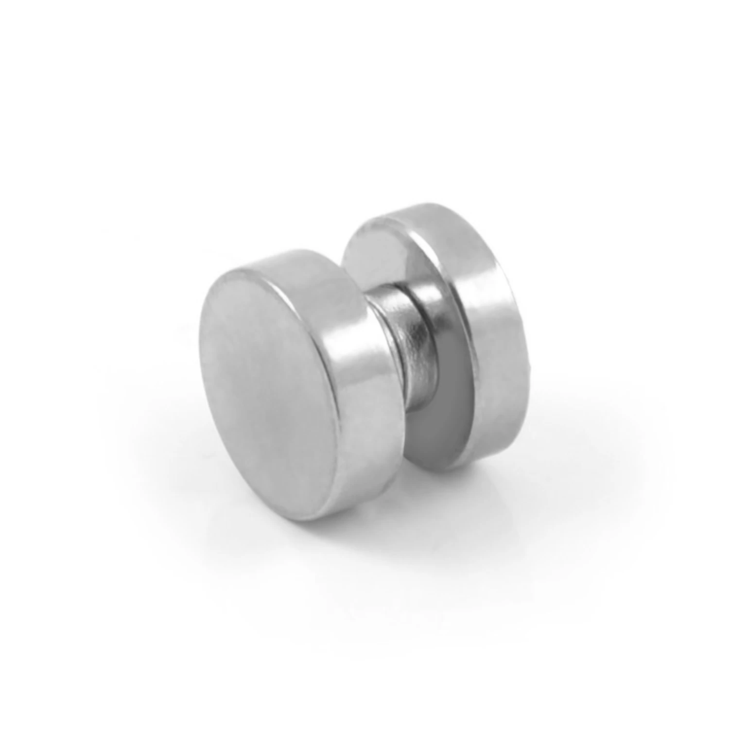 10 Mm Blue Round Zirconia Magnetic Earring - Image 2