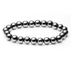 Hematite Bead Bracelet