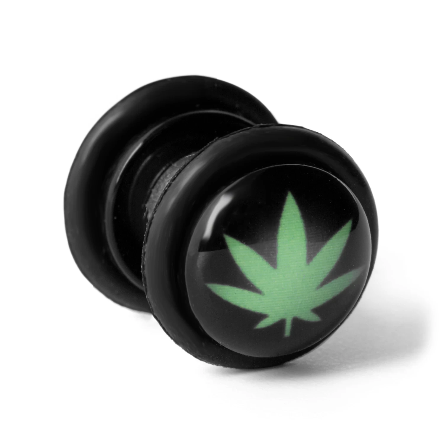 Hemp Leaf Magnetic Earring - Image 2