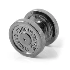 Satago | 1/2" (12 Mm) Stainless Steel Dumbbell Faux Plug Stud Earring