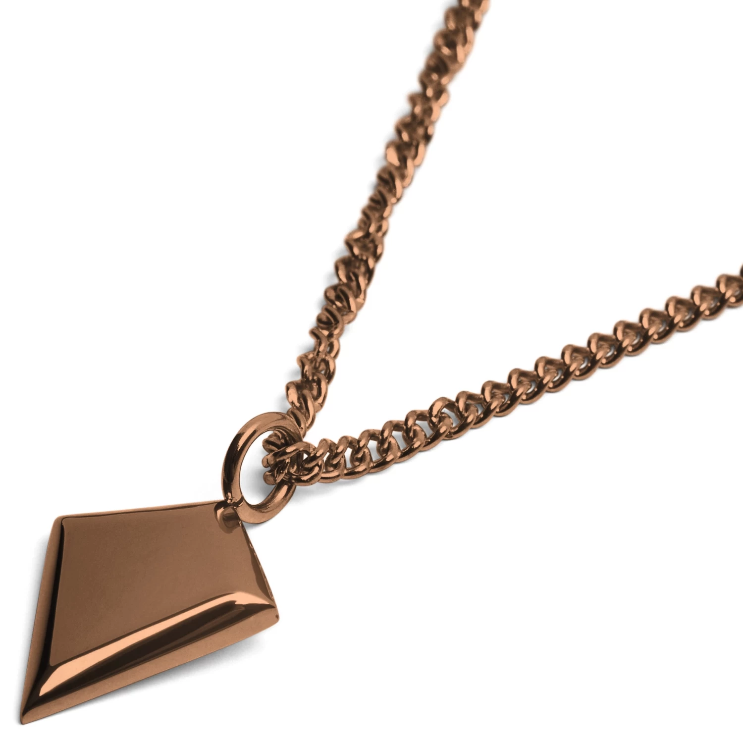 Iconic | Copper-Tone Stainless Steel Arrowhead Necklace - Image 2