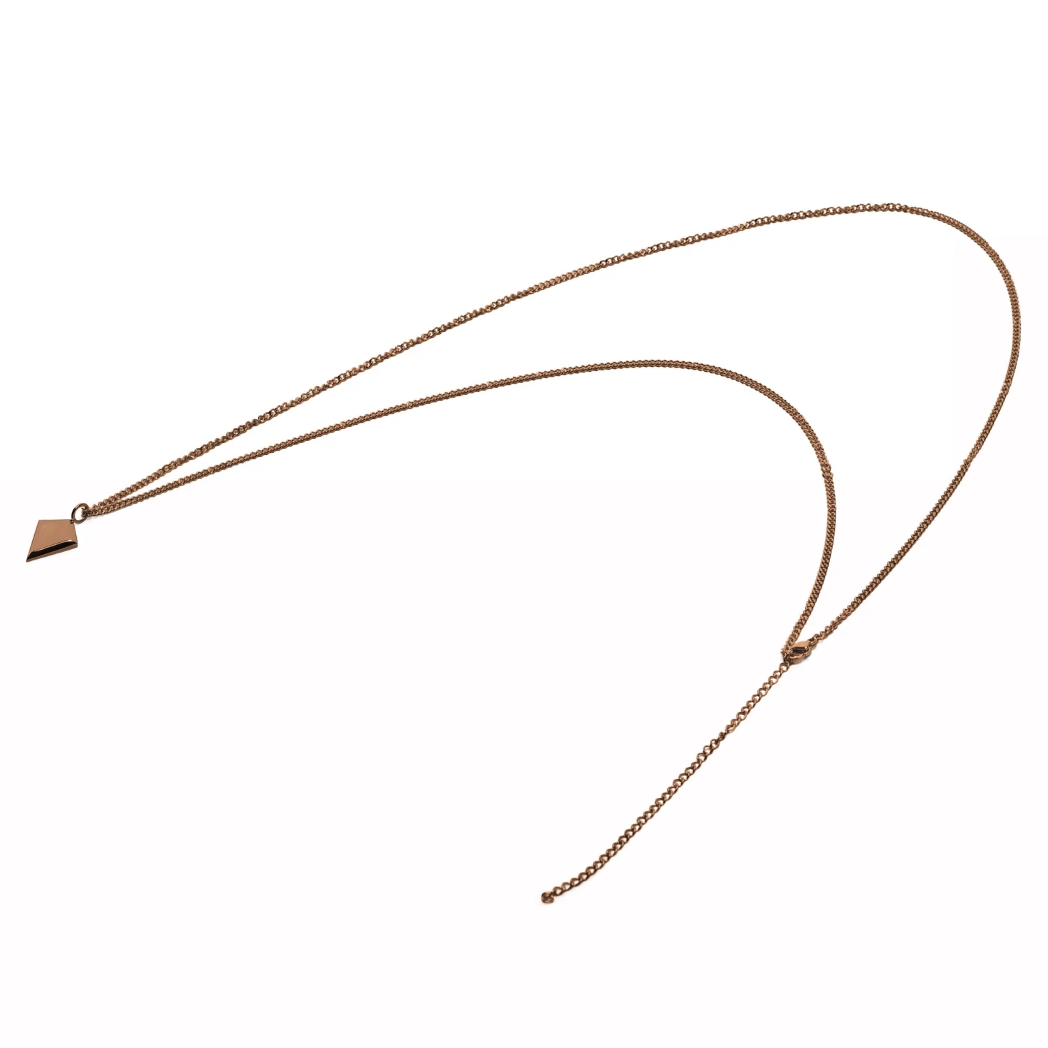 Iconic | Copper-Tone Stainless Steel Arrowhead Necklace - Image 3