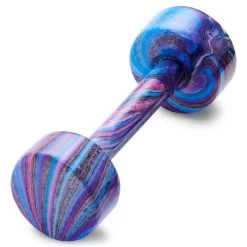 Satago | 1/5" (4 Mm) Blue & Pink Stainless Steel Faux Plug Stud Earring