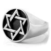 Sentio | Stainless Steel Star Of David Signet Ring