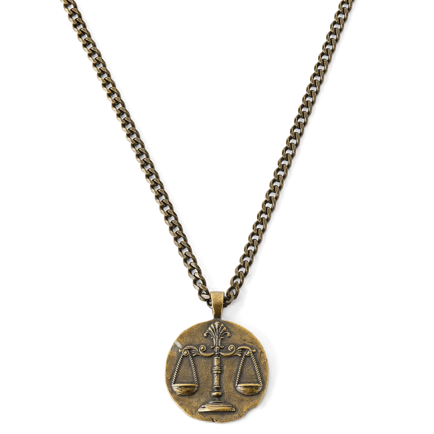 Astro | Gold-Tone Libra Zodiac Sign Necklace