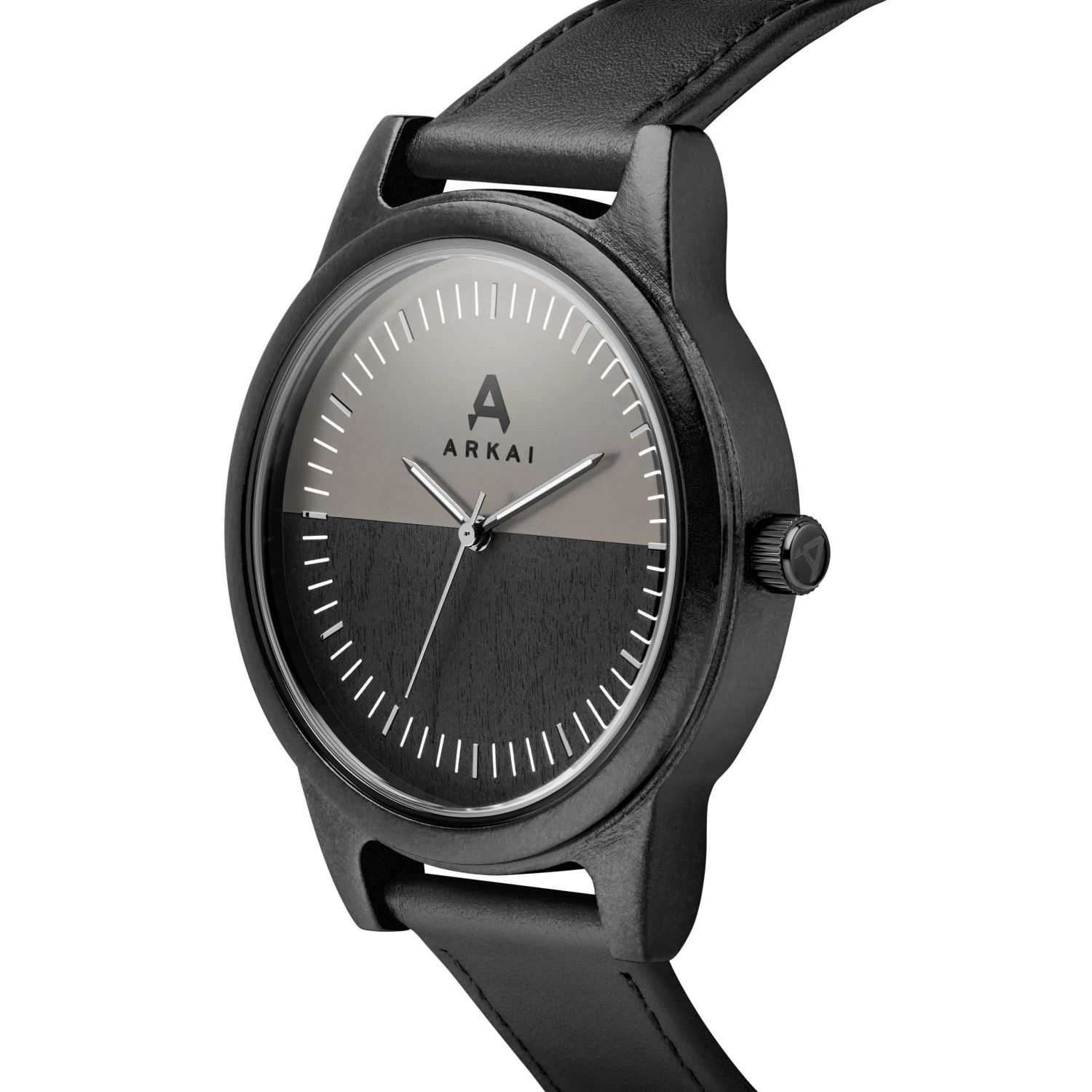 Arbor | Grey Two-Tone Dial Maple Watch - Image 3