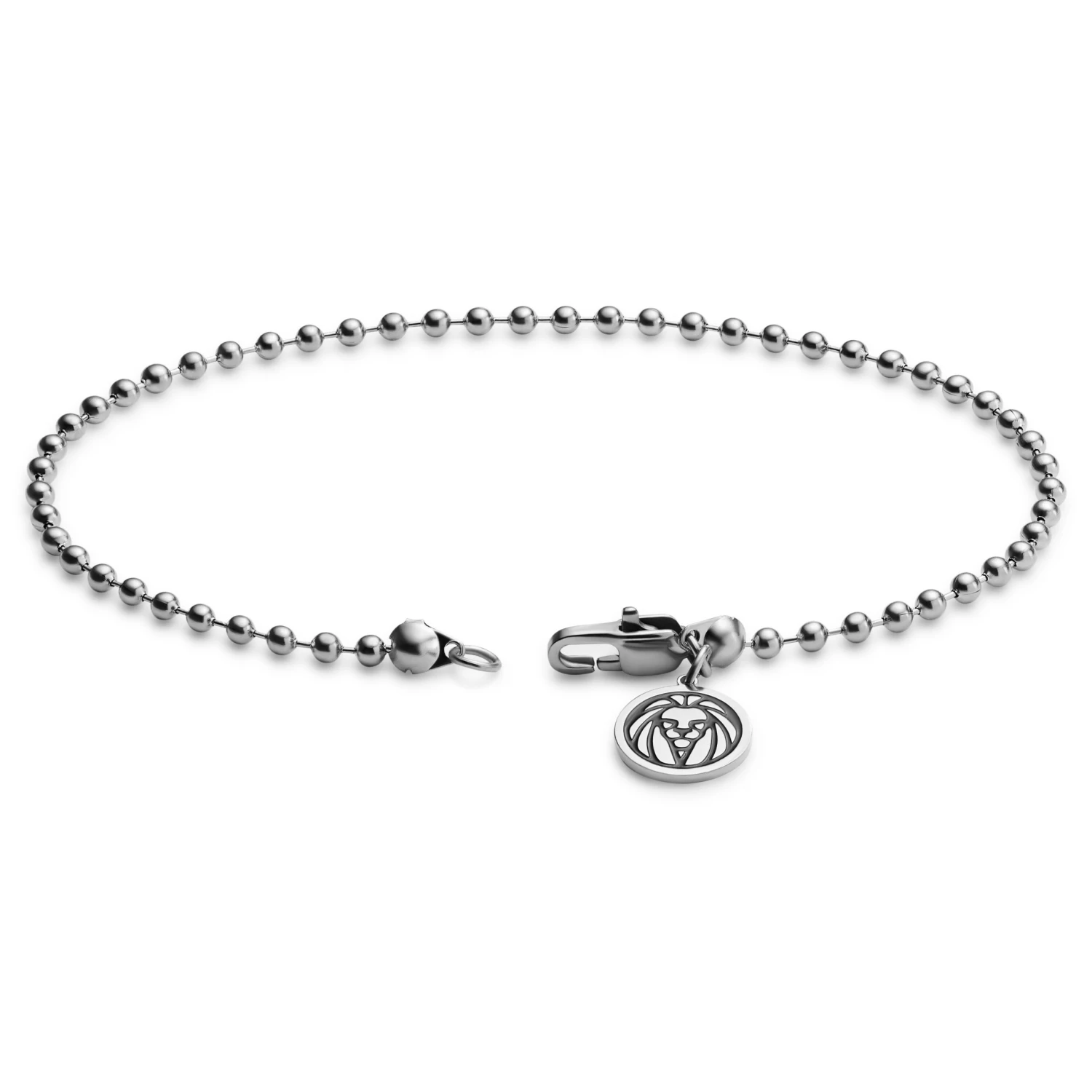 Essentials | 2.5 Mm Silver-Tone Ball Chain Bracelet - Image 4