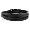 Roy | Dark & Black Double Strap Bracelet
