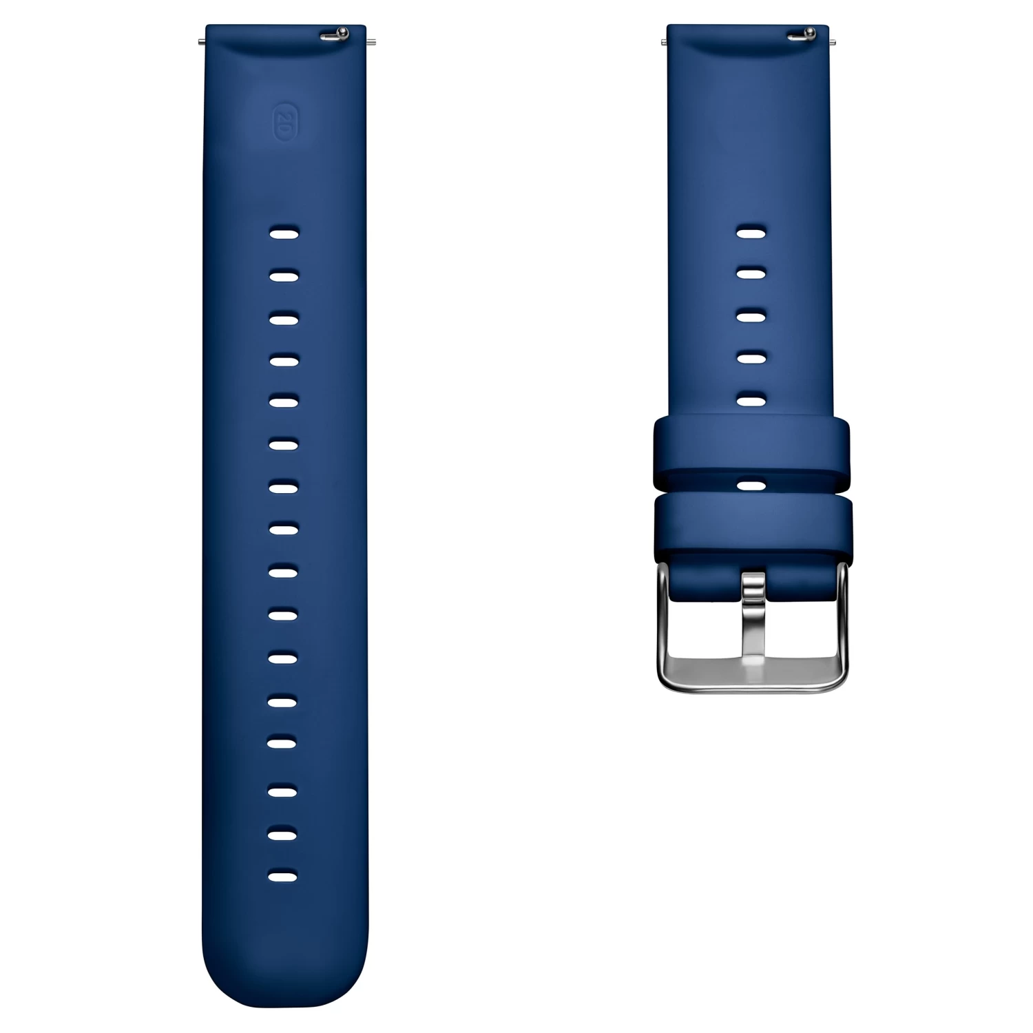 Blue 4/5" (20 Mm) Silicone Quick-release Watch Straps - Image 3
