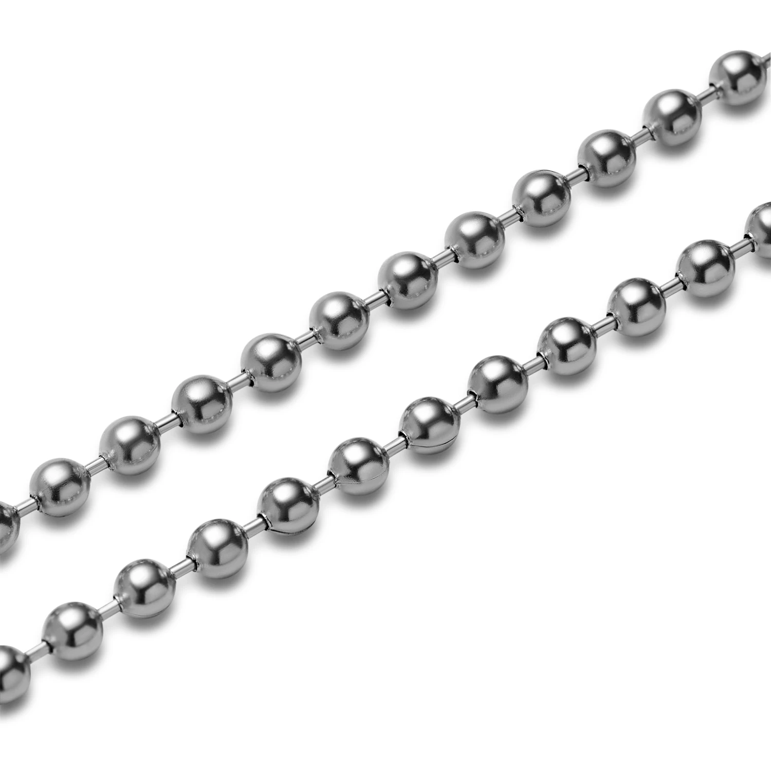 Essentials | 2.5 Mm Silver-Tone Ball Chain Bracelet - Image 3