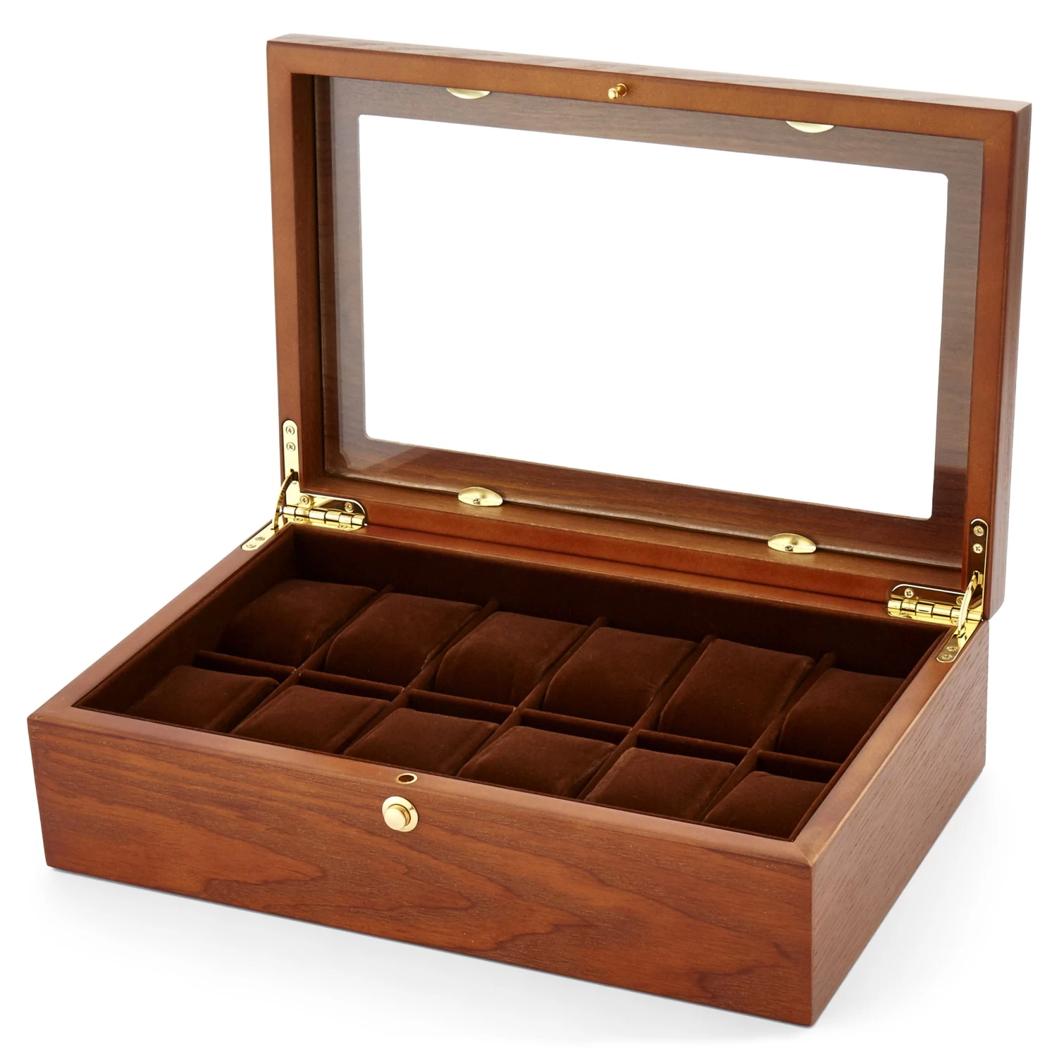 Classy Ash Wood Watch Box - 12 Watches - Image 2