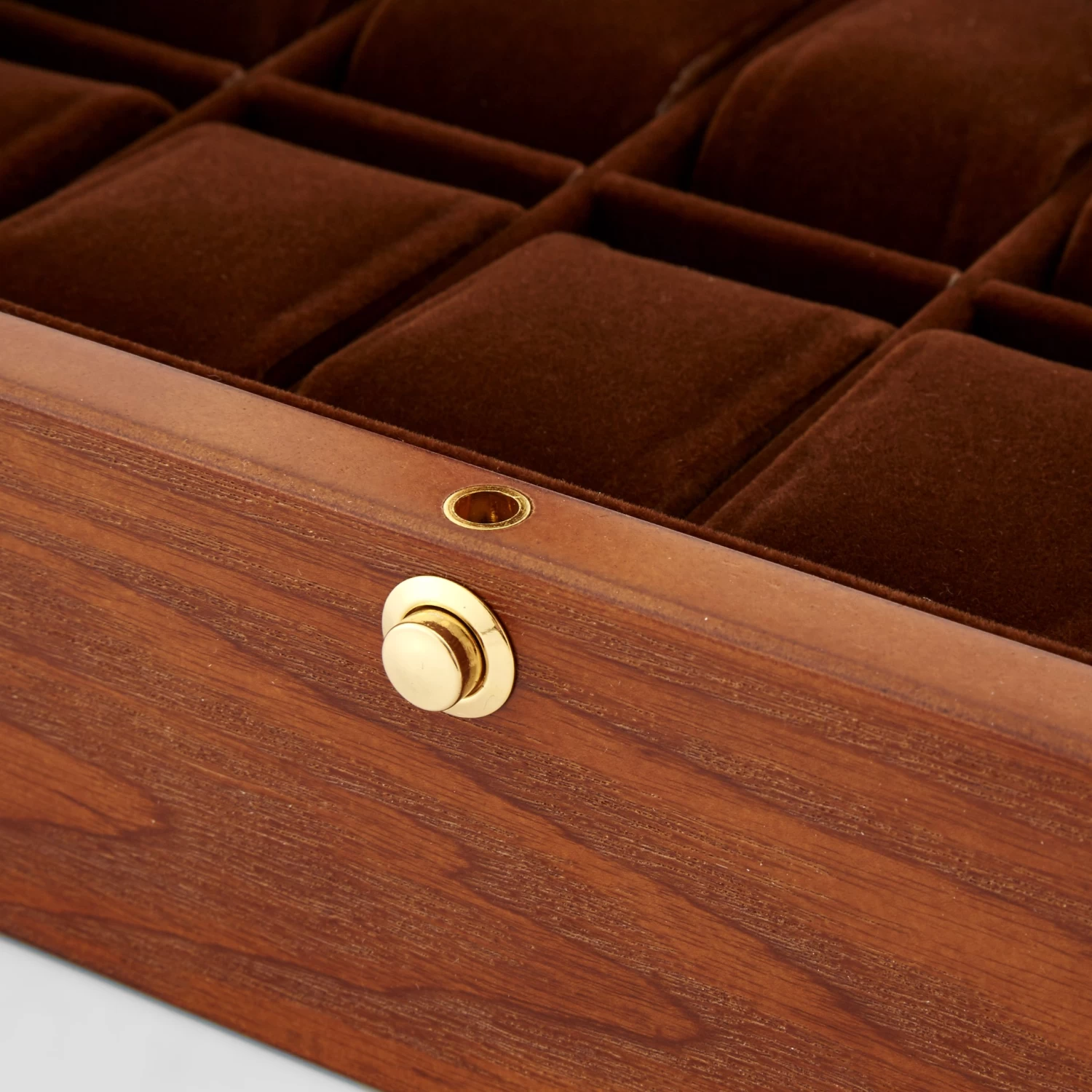 Classy Ash Wood Watch Box - 12 Watches - Image 5