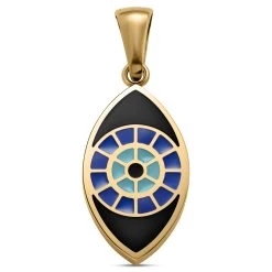 Evil Eye | Gold-tone Pendant