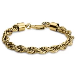 Essentials | 8 Mm Gold-Tone Rope Chain Bracelet