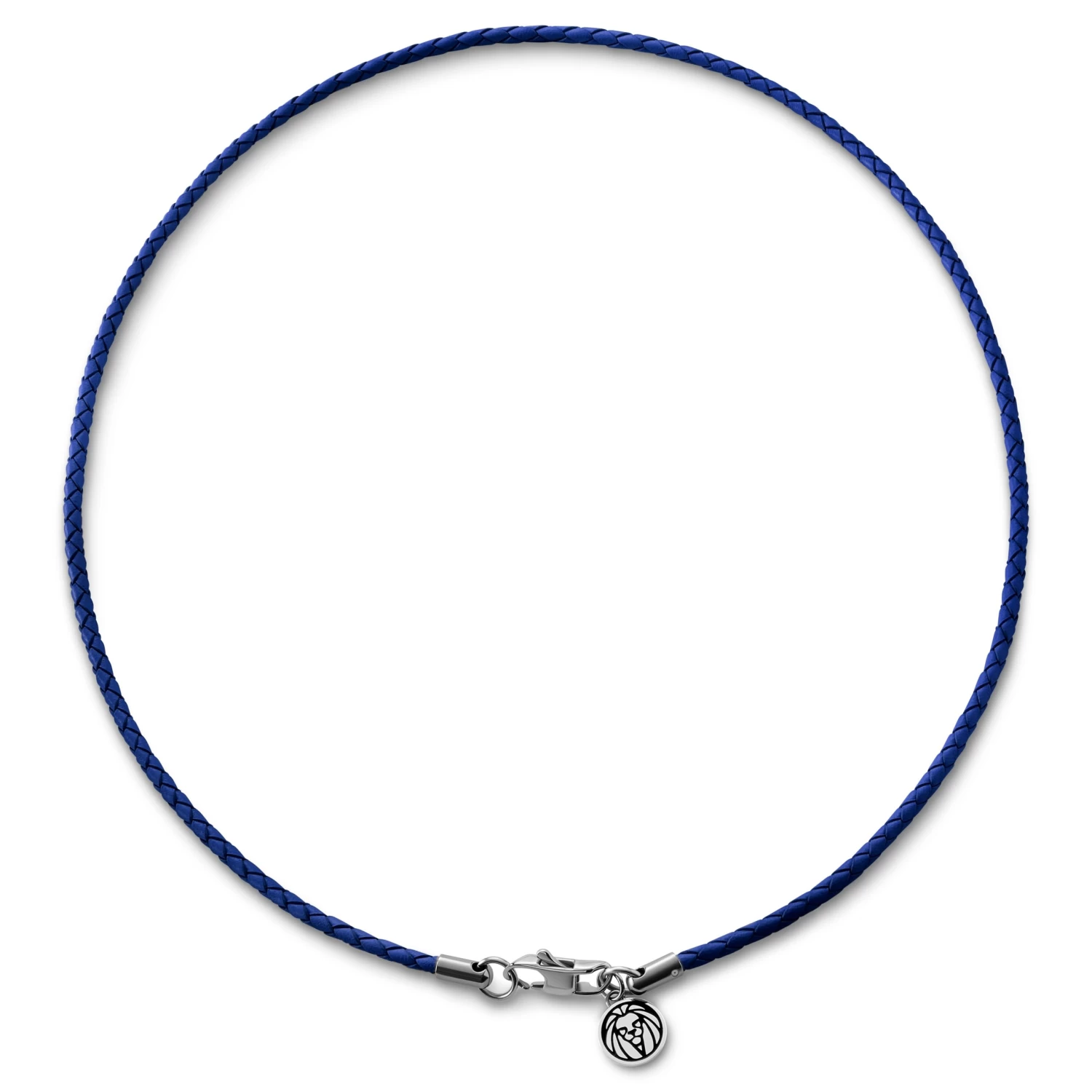 Tenvis | 1/8" (3 Mm) Blue Leather Necklace - Image 3