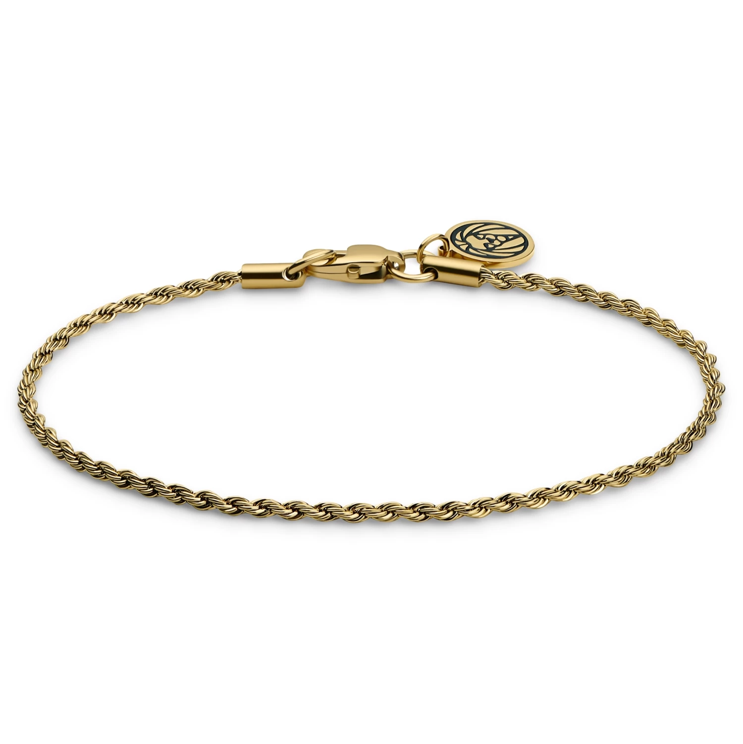 Essentials | 2 Mm Gold-Tone Rope Chain Bracelet