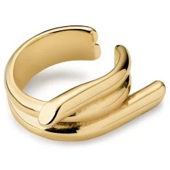 Helix | 1/4" (8.6 Mm) Gold-tone Barb Ear Cuff