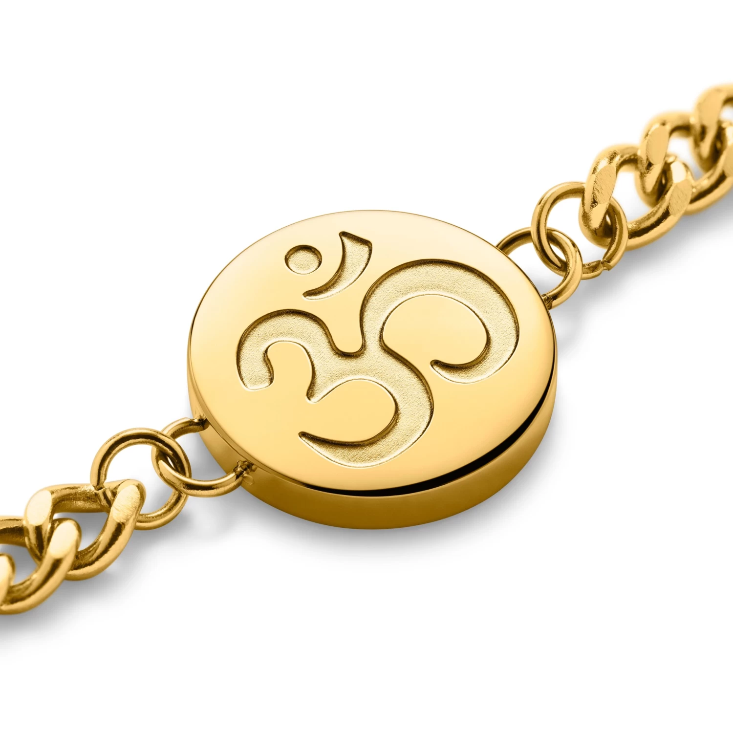 Unity | Gold-tone Aum Bracelet - Image 4